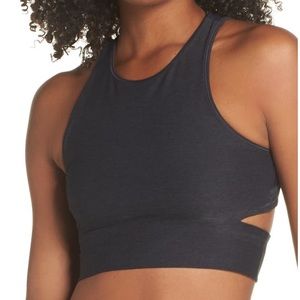 Outdoor Voices Gray Slashback Crop